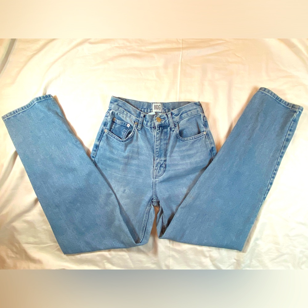 BDG High‎ Rise Baggy Lightwash Jeans Urban Outfitters Size 26